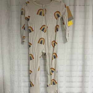 Kyte baby rainbow zip footie 6-12m